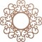 Ekena Millwork Reims Wood Fretwork Pierced Ceiling Medallion, Wood (Paint Grade), 24"OD x 9 1/8"ID x 3/8"T CMWP24X24X0375REMF - alternate 1